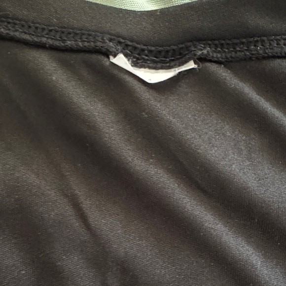 Black Graphic T-Shirt with Yellow and White Print - Picture 3 of 3